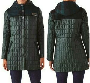 Recycled Down Hooded Coat